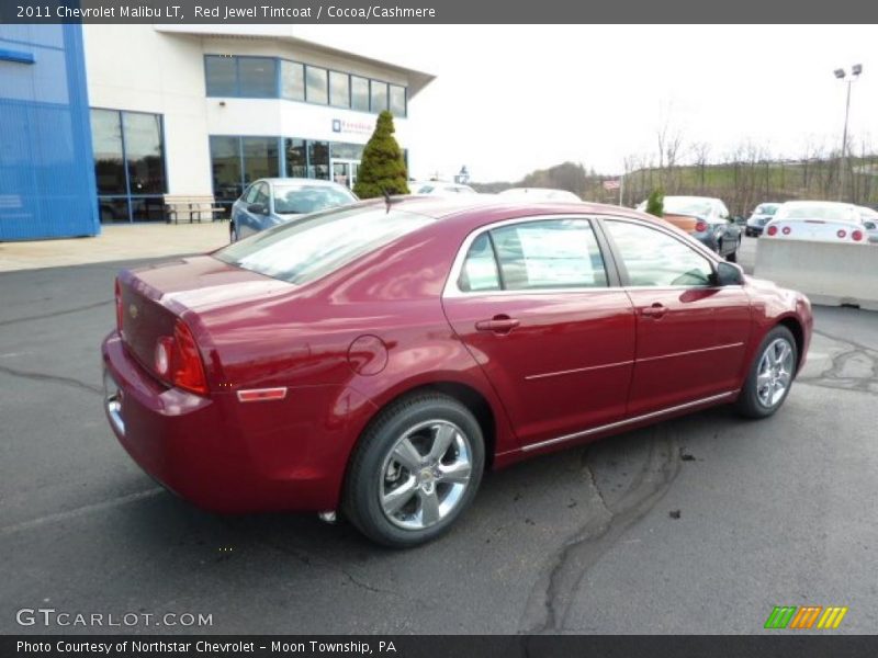 Red Jewel Tintcoat / Cocoa/Cashmere 2011 Chevrolet Malibu LT