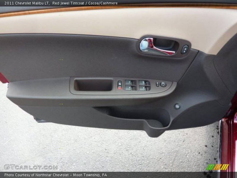 Red Jewel Tintcoat / Cocoa/Cashmere 2011 Chevrolet Malibu LT