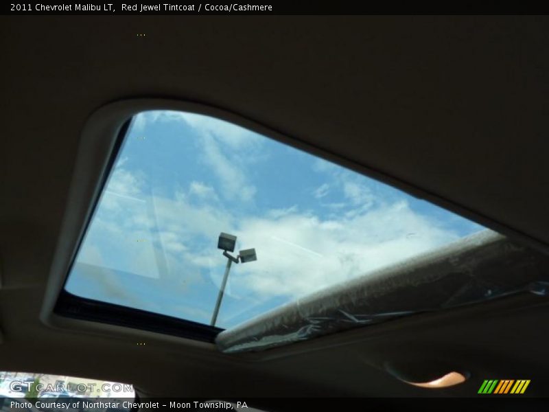 Red Jewel Tintcoat / Cocoa/Cashmere 2011 Chevrolet Malibu LT