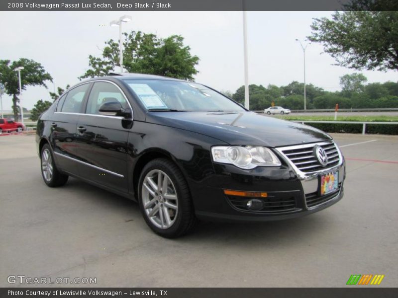 Deep Black / Black 2008 Volkswagen Passat Lux Sedan