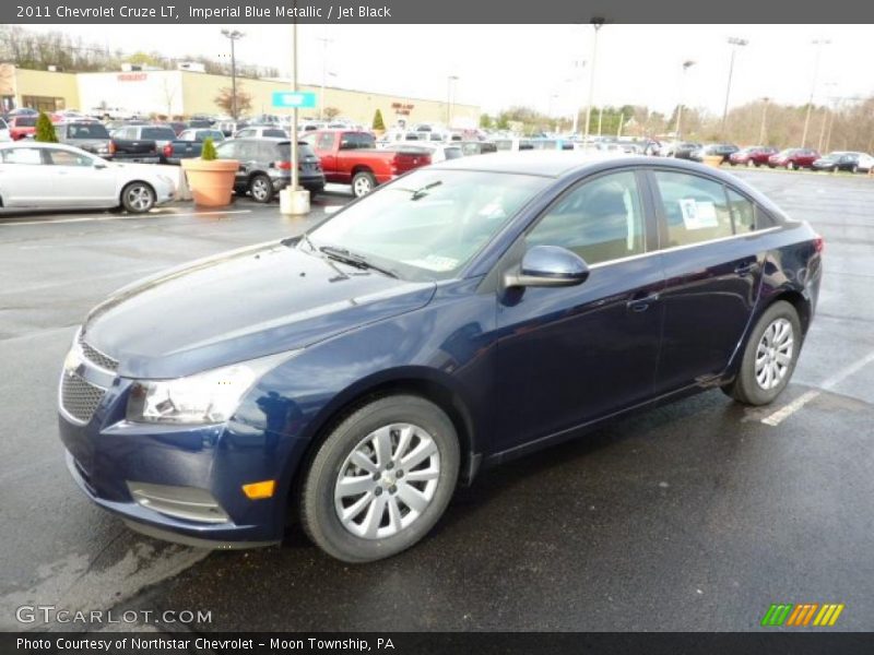 Imperial Blue Metallic / Jet Black 2011 Chevrolet Cruze LT