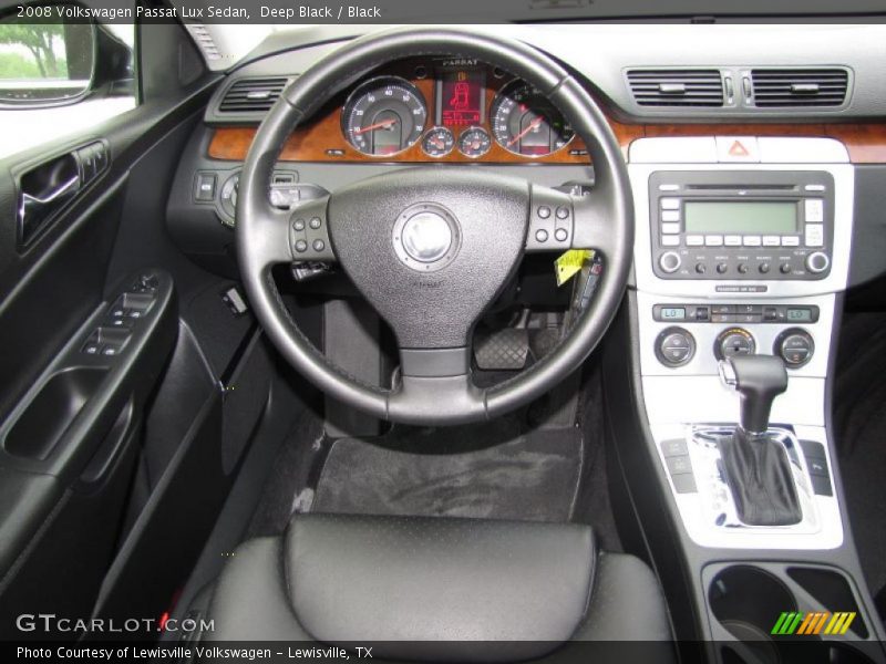 Deep Black / Black 2008 Volkswagen Passat Lux Sedan