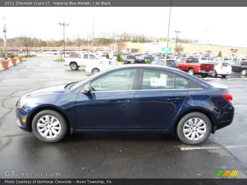 Imperial Blue Metallic / Jet Black 2011 Chevrolet Cruze LT