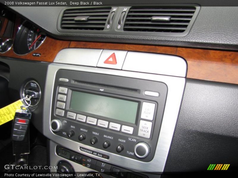 Deep Black / Black 2008 Volkswagen Passat Lux Sedan