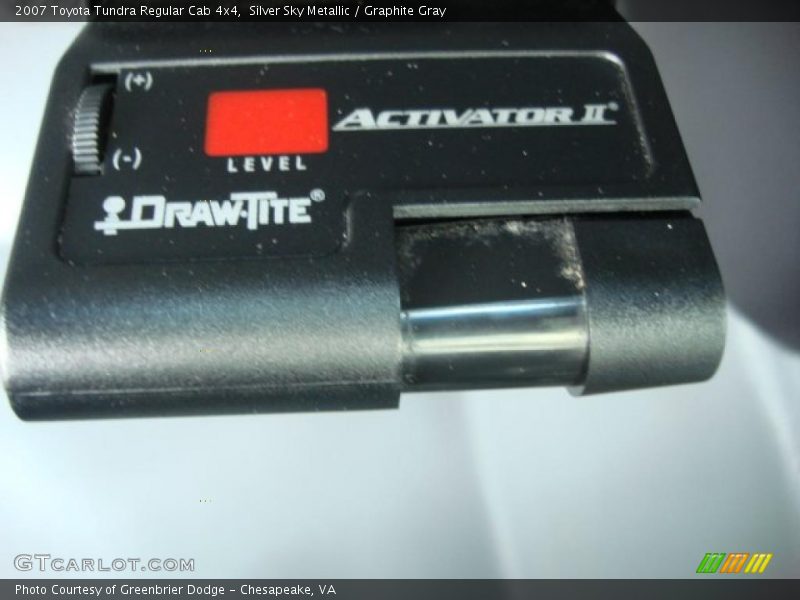 Silver Sky Metallic / Graphite Gray 2007 Toyota Tundra Regular Cab 4x4