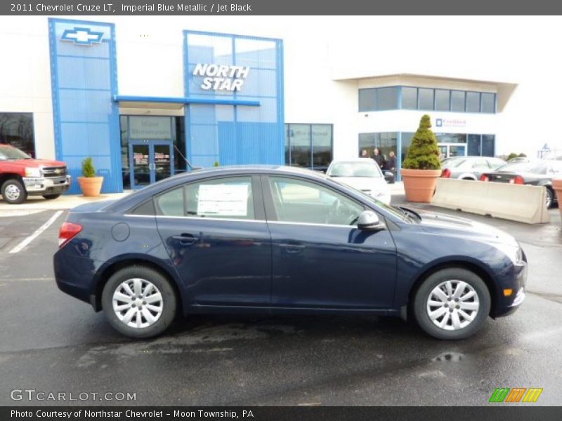 Imperial Blue Metallic / Jet Black 2011 Chevrolet Cruze LT