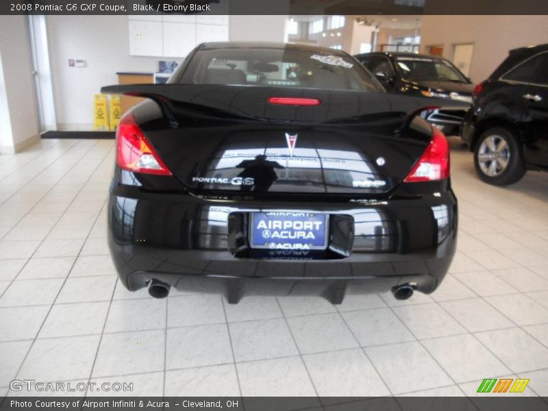 Black / Ebony Black 2008 Pontiac G6 GXP Coupe