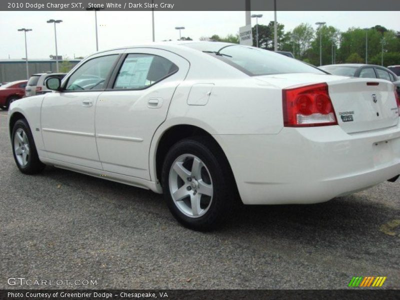 Stone White / Dark Slate Gray 2010 Dodge Charger SXT