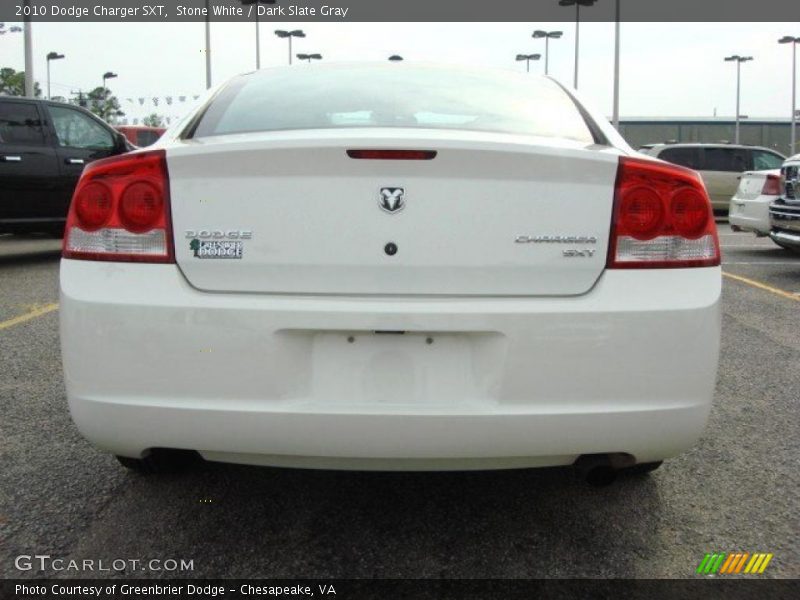 Stone White / Dark Slate Gray 2010 Dodge Charger SXT