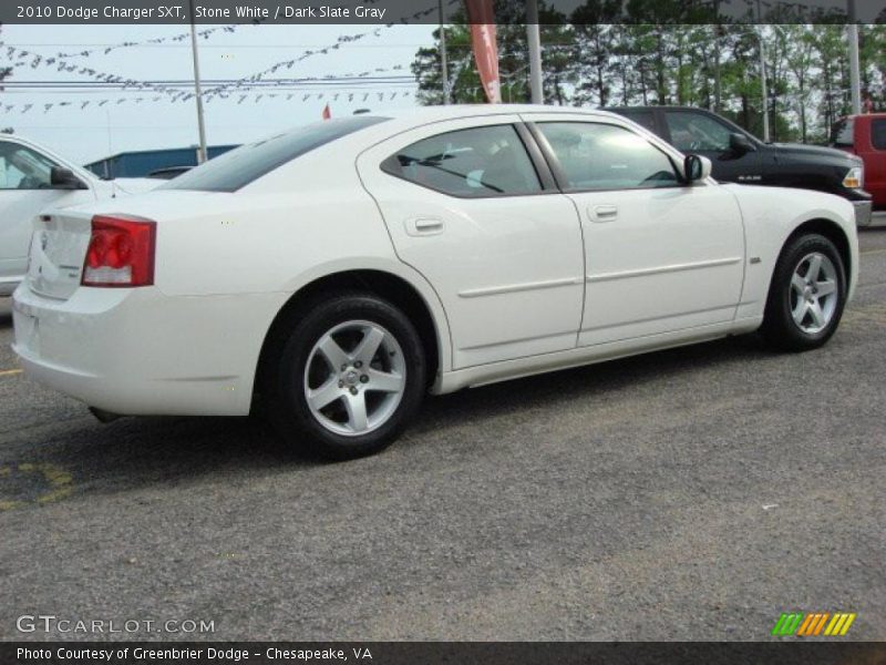 Stone White / Dark Slate Gray 2010 Dodge Charger SXT