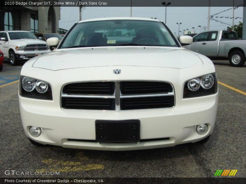 Stone White / Dark Slate Gray 2010 Dodge Charger SXT