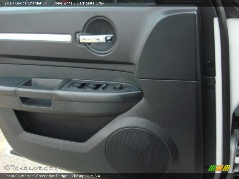 Stone White / Dark Slate Gray 2010 Dodge Charger SXT