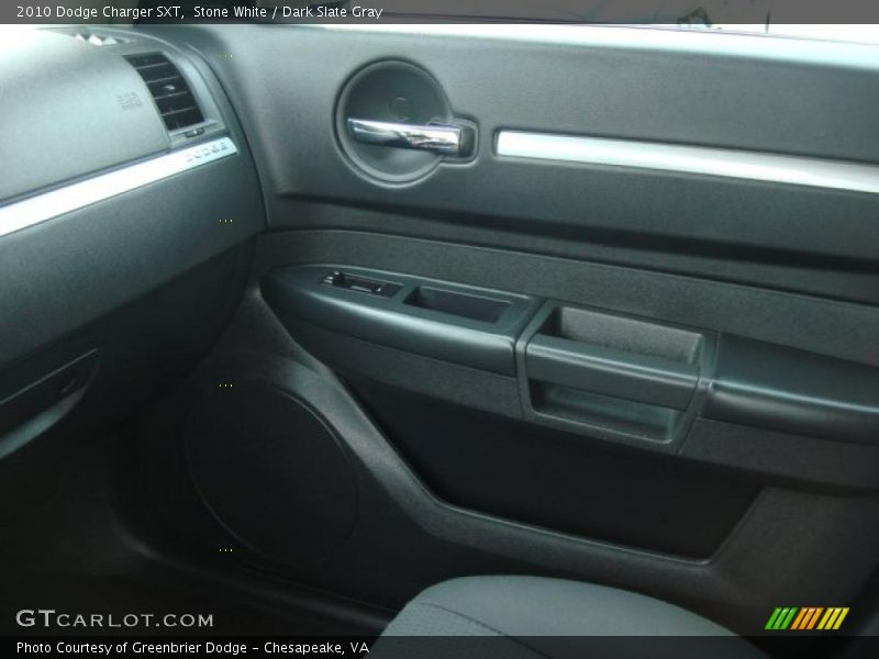 Stone White / Dark Slate Gray 2010 Dodge Charger SXT