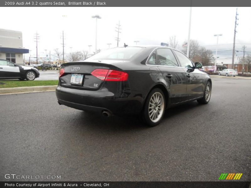 Brilliant Black / Black 2009 Audi A4 3.2 quattro Sedan