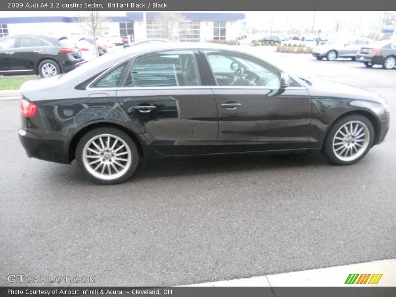 Brilliant Black / Black 2009 Audi A4 3.2 quattro Sedan