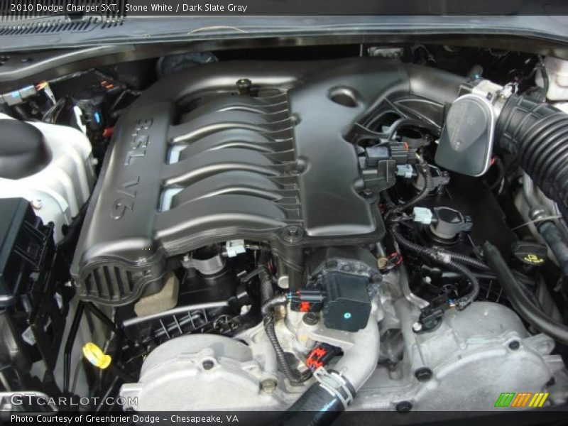 Stone White / Dark Slate Gray 2010 Dodge Charger SXT