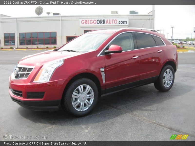 Crystal Red Tintcoat / Shale/Brownstone 2011 Cadillac SRX FWD