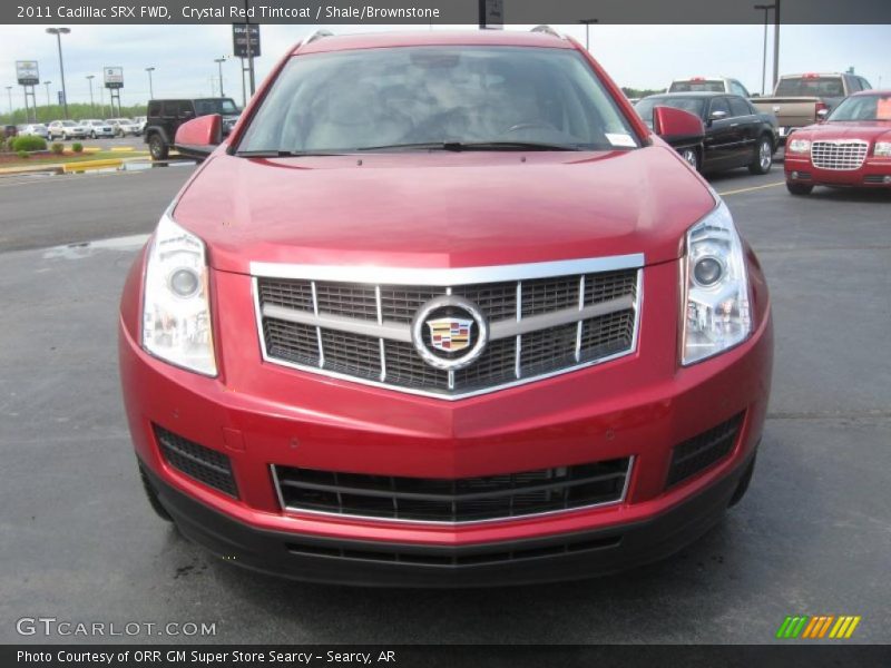 Crystal Red Tintcoat / Shale/Brownstone 2011 Cadillac SRX FWD