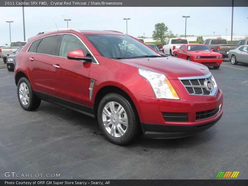 Crystal Red Tintcoat / Shale/Brownstone 2011 Cadillac SRX FWD