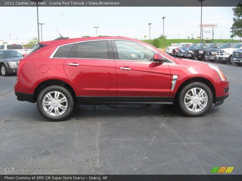 Crystal Red Tintcoat / Shale/Brownstone 2011 Cadillac SRX FWD