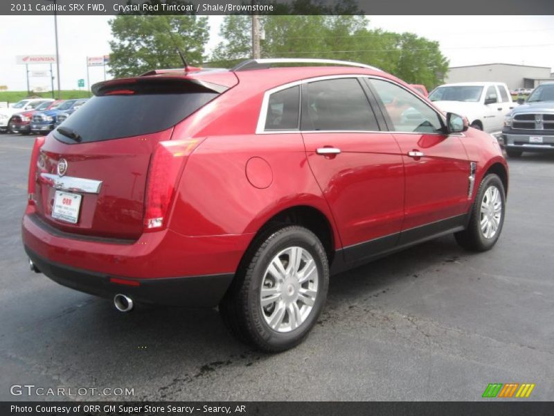 Crystal Red Tintcoat / Shale/Brownstone 2011 Cadillac SRX FWD