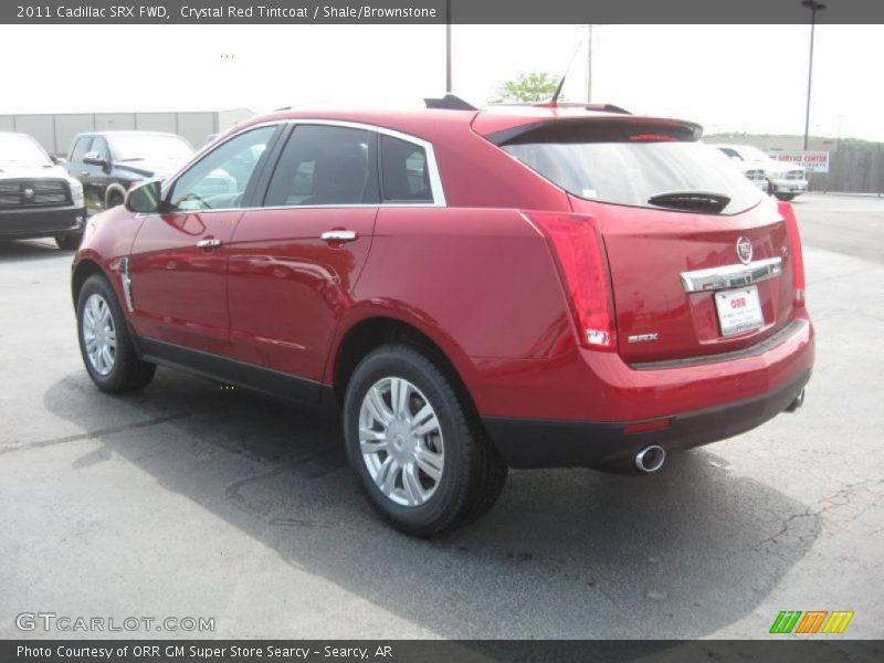 Crystal Red Tintcoat / Shale/Brownstone 2011 Cadillac SRX FWD