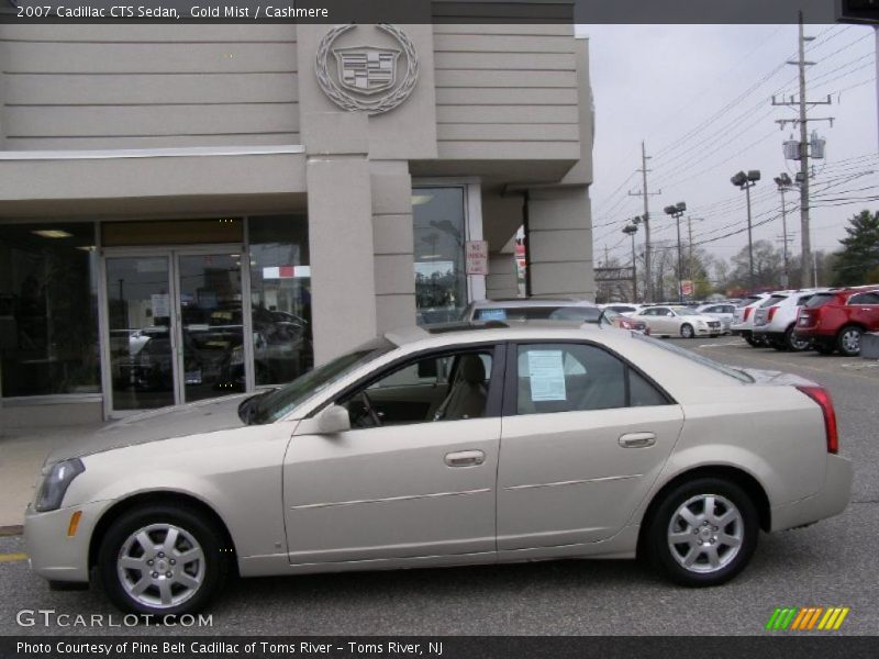 Gold Mist / Cashmere 2007 Cadillac CTS Sedan