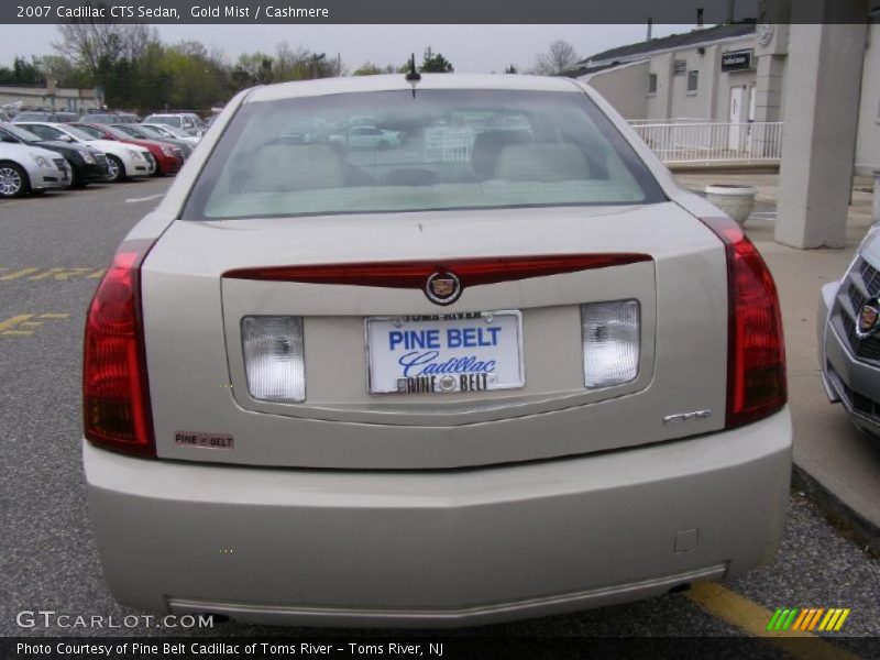 Gold Mist / Cashmere 2007 Cadillac CTS Sedan