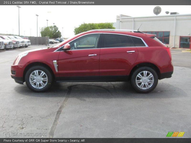 Crystal Red Tintcoat / Shale/Brownstone 2011 Cadillac SRX FWD