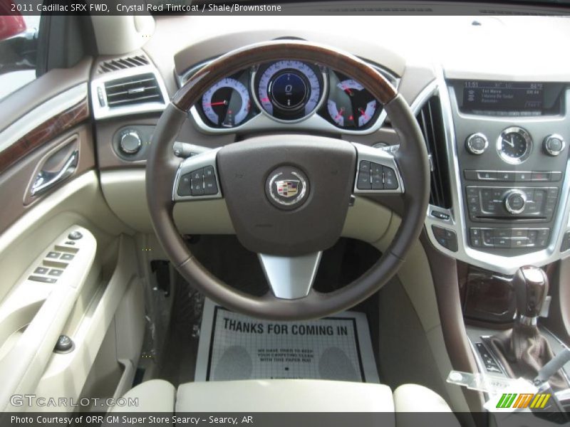 Crystal Red Tintcoat / Shale/Brownstone 2011 Cadillac SRX FWD