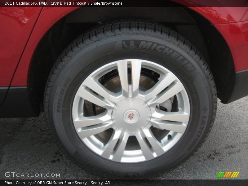 Crystal Red Tintcoat / Shale/Brownstone 2011 Cadillac SRX FWD
