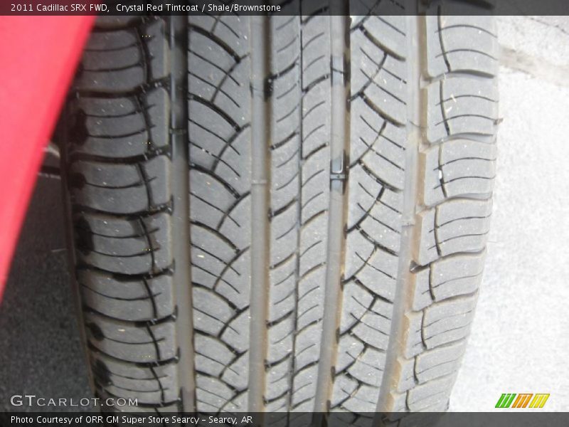 Crystal Red Tintcoat / Shale/Brownstone 2011 Cadillac SRX FWD