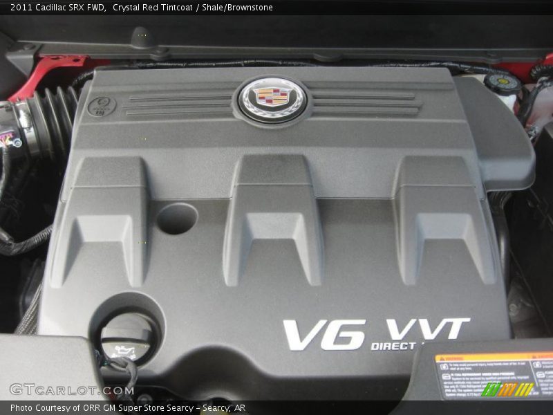 Crystal Red Tintcoat / Shale/Brownstone 2011 Cadillac SRX FWD