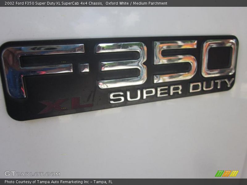  2002 F350 Super Duty XL SuperCab 4x4 Chassis Logo