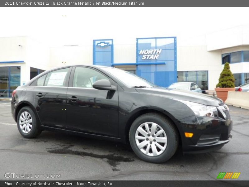 Black Granite Metallic / Jet Black/Medium Titanium 2011 Chevrolet Cruze LS