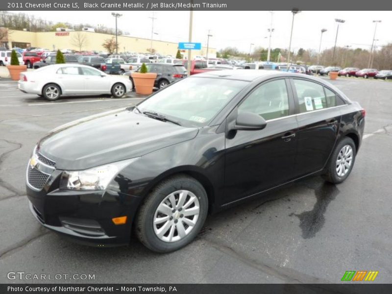 Black Granite Metallic / Jet Black/Medium Titanium 2011 Chevrolet Cruze LS