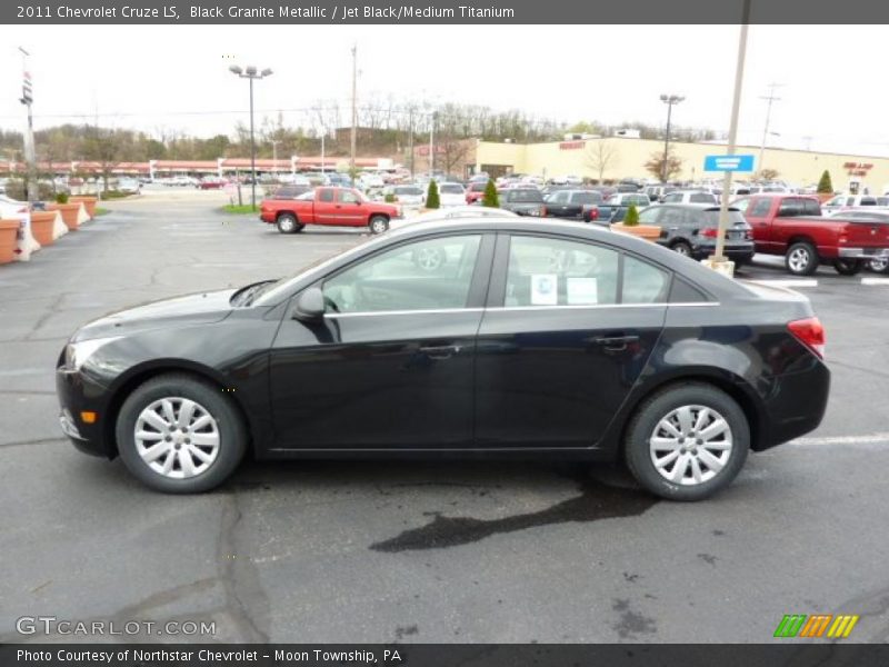 Black Granite Metallic / Jet Black/Medium Titanium 2011 Chevrolet Cruze LS