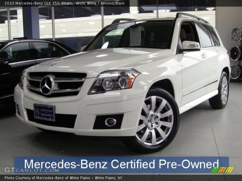 Arctic White / Almond/Black 2010 Mercedes-Benz GLK 350 4Matic