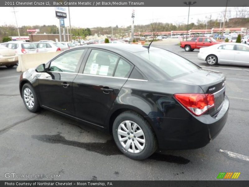 Black Granite Metallic / Jet Black/Medium Titanium 2011 Chevrolet Cruze LS