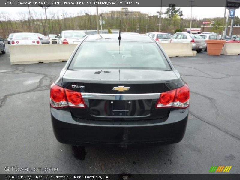Black Granite Metallic / Jet Black/Medium Titanium 2011 Chevrolet Cruze LS
