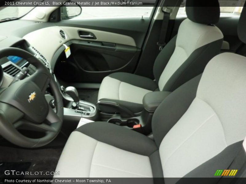 Black Granite Metallic / Jet Black/Medium Titanium 2011 Chevrolet Cruze LS