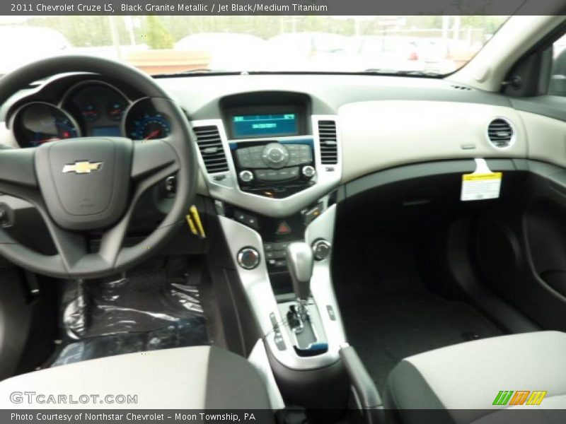 Black Granite Metallic / Jet Black/Medium Titanium 2011 Chevrolet Cruze LS