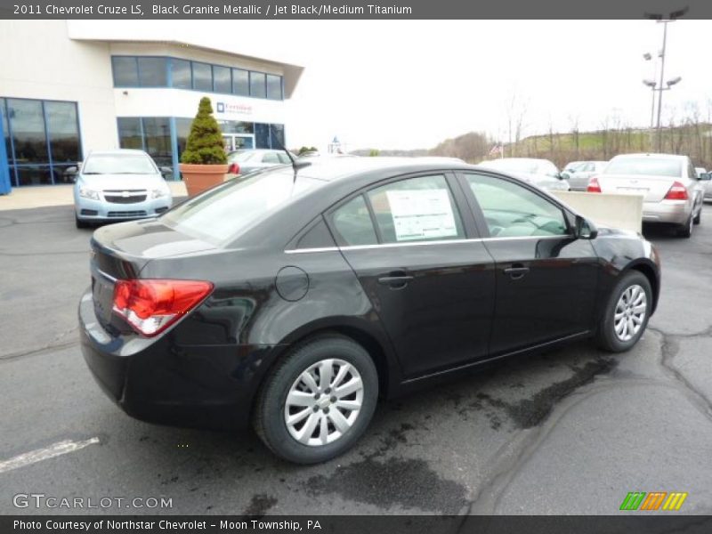 Black Granite Metallic / Jet Black/Medium Titanium 2011 Chevrolet Cruze LS