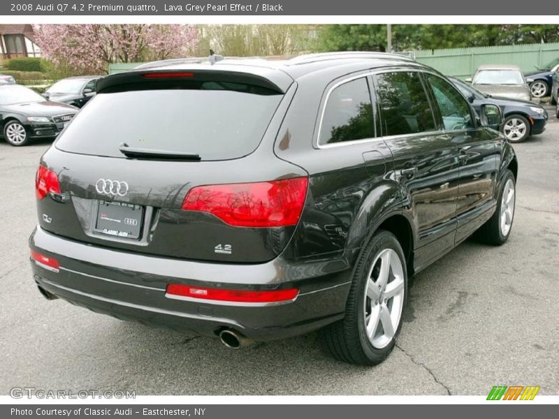 Lava Grey Pearl Effect / Black 2008 Audi Q7 4.2 Premium quattro