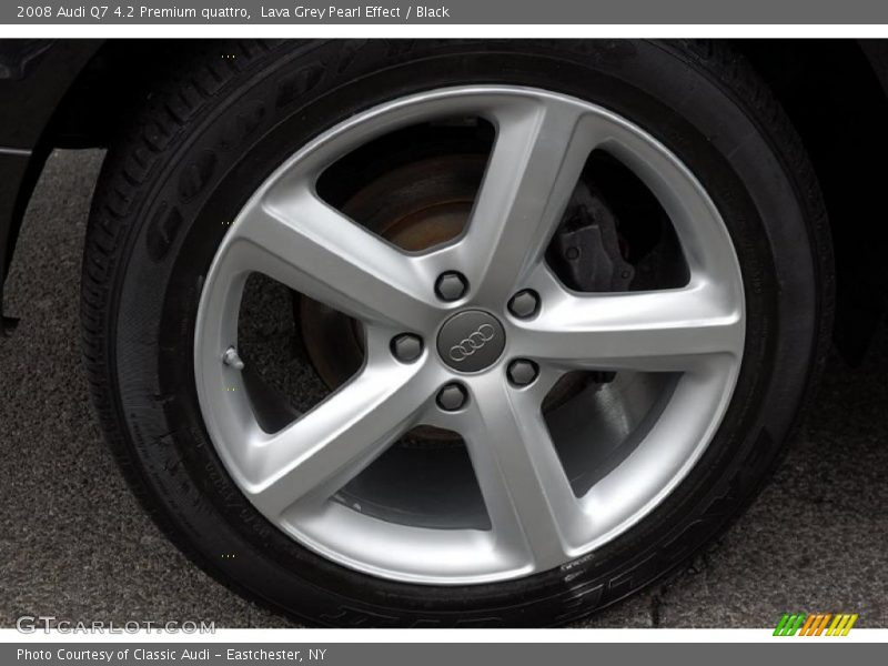 Lava Grey Pearl Effect / Black 2008 Audi Q7 4.2 Premium quattro