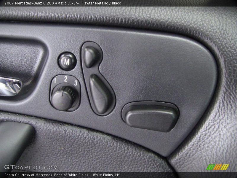 Pewter Metallic / Black 2007 Mercedes-Benz C 280 4Matic Luxury
