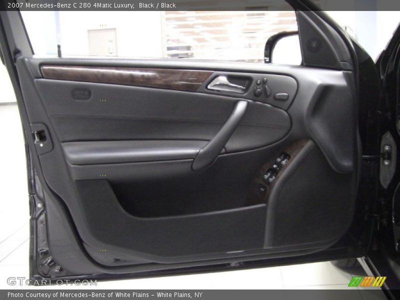 Black / Black 2007 Mercedes-Benz C 280 4Matic Luxury