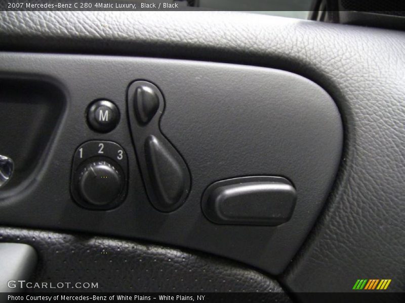Black / Black 2007 Mercedes-Benz C 280 4Matic Luxury