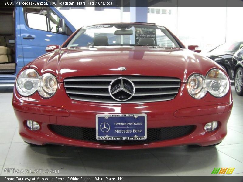 Mars Red / Charcoal 2006 Mercedes-Benz SL 500 Roadster