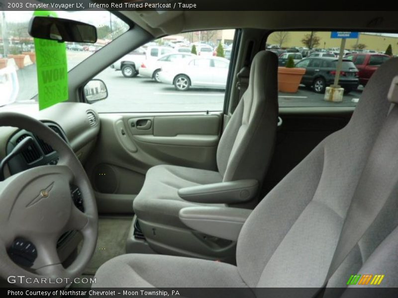Inferno Red Tinted Pearlcoat / Taupe 2003 Chrysler Voyager LX
